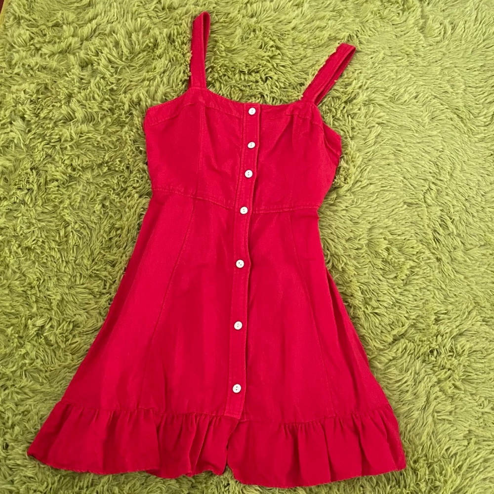Zara Red Mini Summer Dress